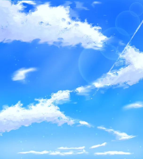 夏空と雲byさめさば涂檬 原创插画社区 Acg二次元动漫爱好者聚集地夏空と雲