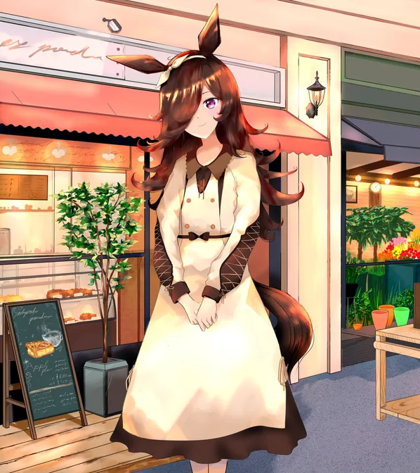 ライスシャワーとアップルパイbyみるぽわ涂檬 原创插画社区 Acg二次元动漫爱好者聚集地 ライスシャワーとアップルパイ